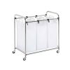 Chrome Heavy Duty Triple Laundry Sorter