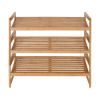 Bamboo 3 Tier Shoe Rack