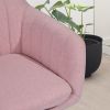 Upholstered Fabric ROCKING CHAIR - PINK