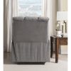 Ipompea Recliner w/Power Lift &amp; Massage in Gray Velvet 59263