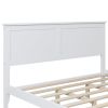 Modern  Solid Wood Queen Platform Bed