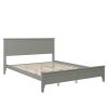 Modern  Solid Wood Queen Platform Bed