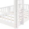 Twin Over Twin Bunk Bed with Slide and Ladder