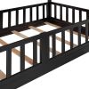 Twin Over Twin Bunk Bed with Slide and Ladder