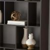 12-Cube Shelf Bookcase, Espresso